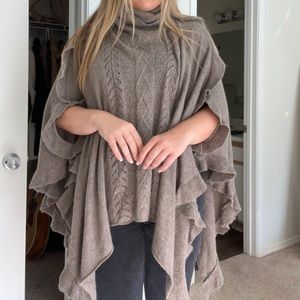 knit poncho